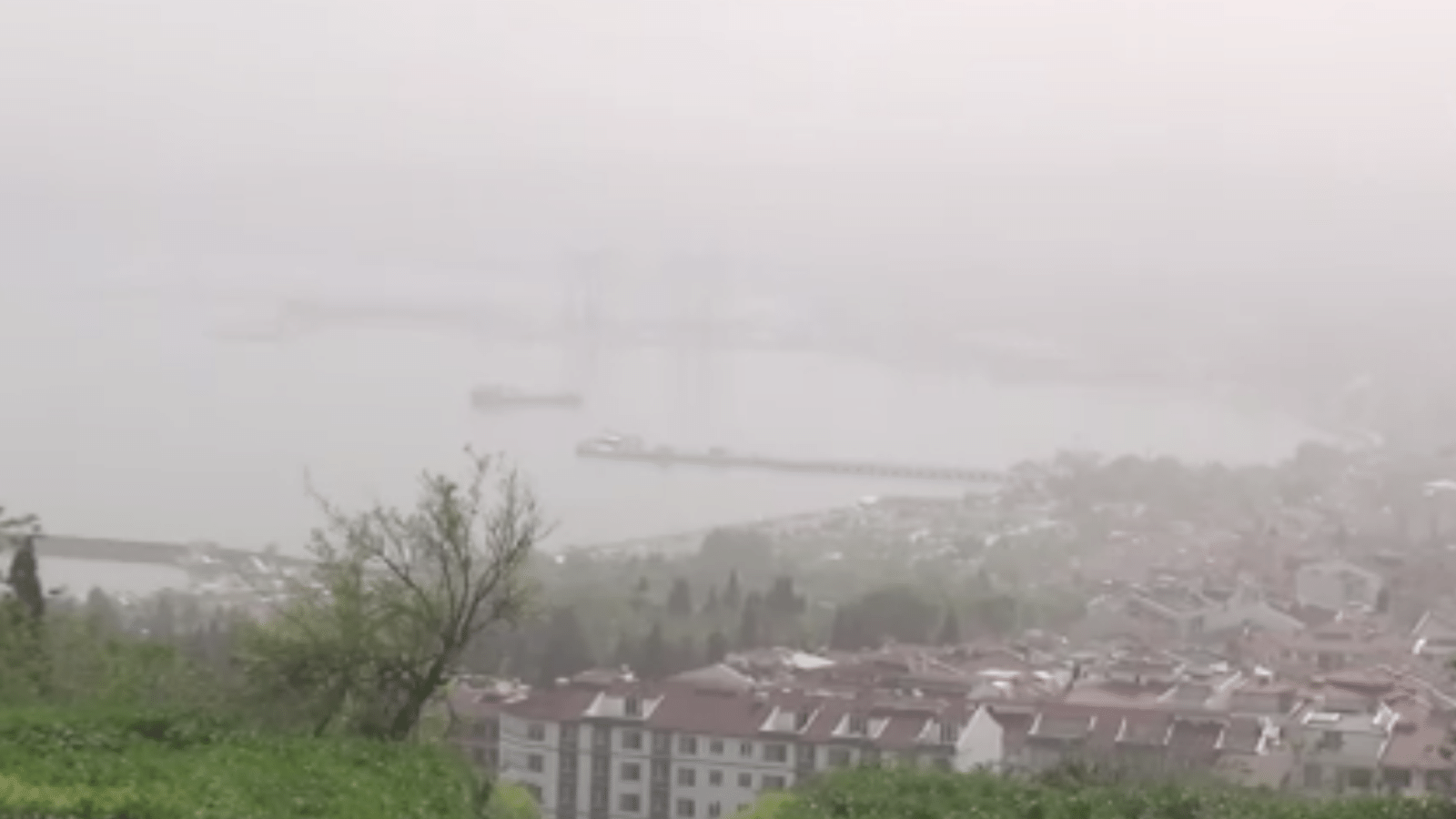 Tekirdağ gözden kayboldu: Türkiye çöl tozunun etkisinde