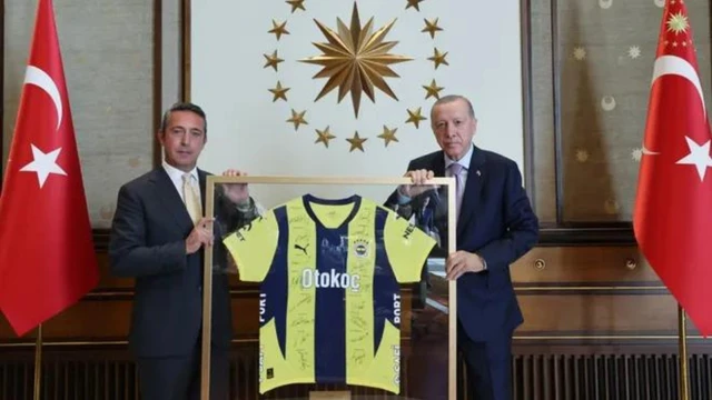 Ali Koç ve Fenerbahçe yönetimi, Cumhurbaşkanı Erdoğan ile bir araya geldi