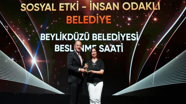 Beylükdüzü Belediyesi’nin “Beslenme Saati” uygulamasına ödül verildi 