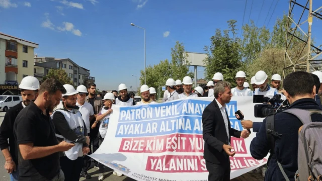 Fernas maden işçilerine polis müdahalesi: İşçiler gözaltına alındı