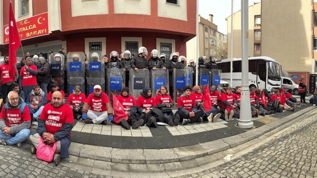 Polonez işçilerinin Ankara yürüyüşüne yine polis engeli: Oturma eyleme başlatıldı