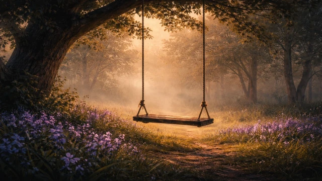 Bir salıncağın gıcırtısı